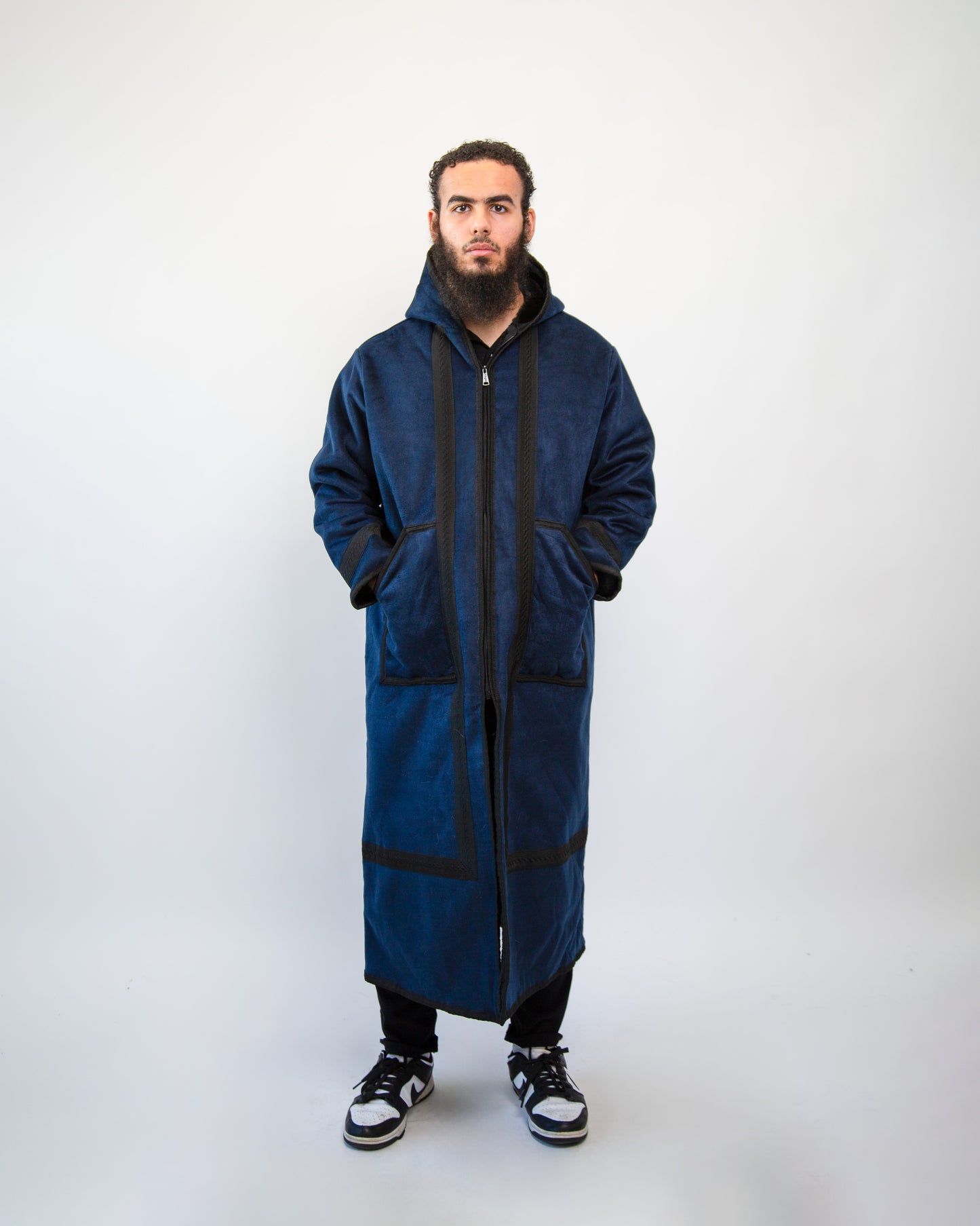 Navy Blue Hooded