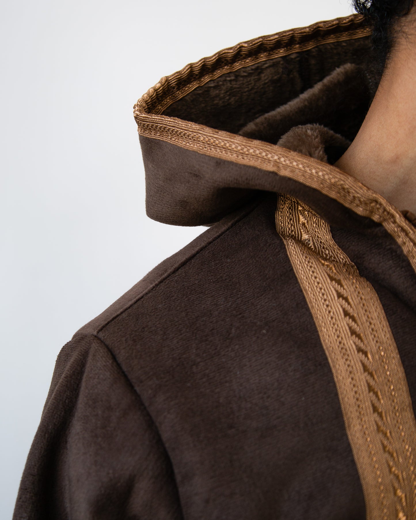 Dark Brown Hooded